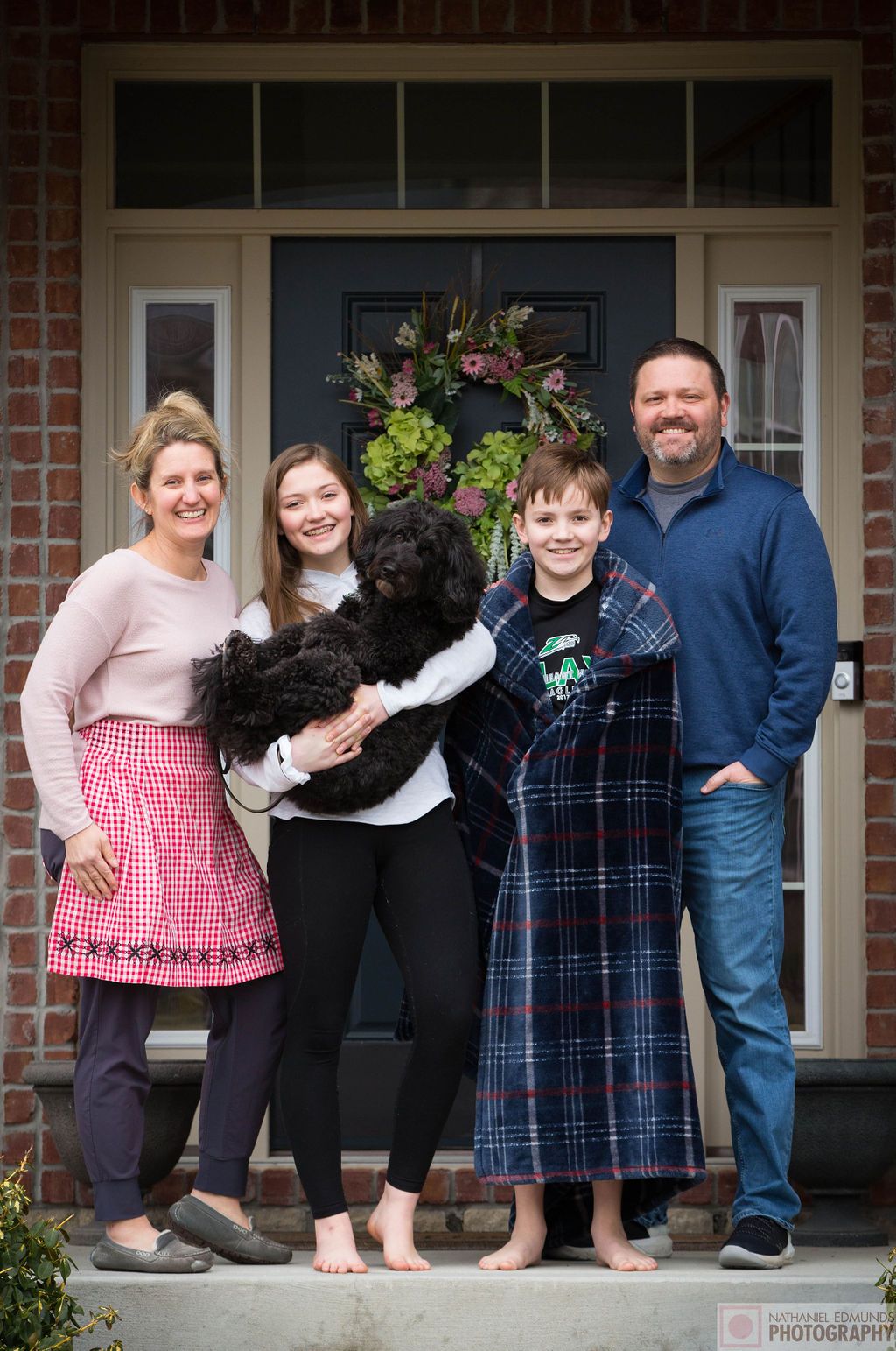 At Our Doorstep pictures of family during the pandemic