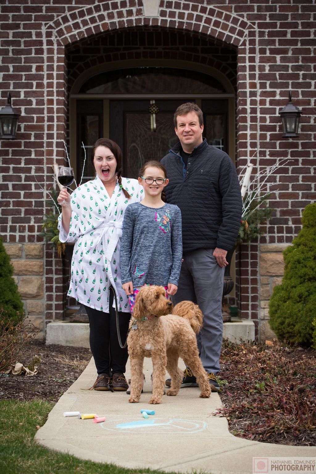 At Our Doorstep pictures of family during the pandemic