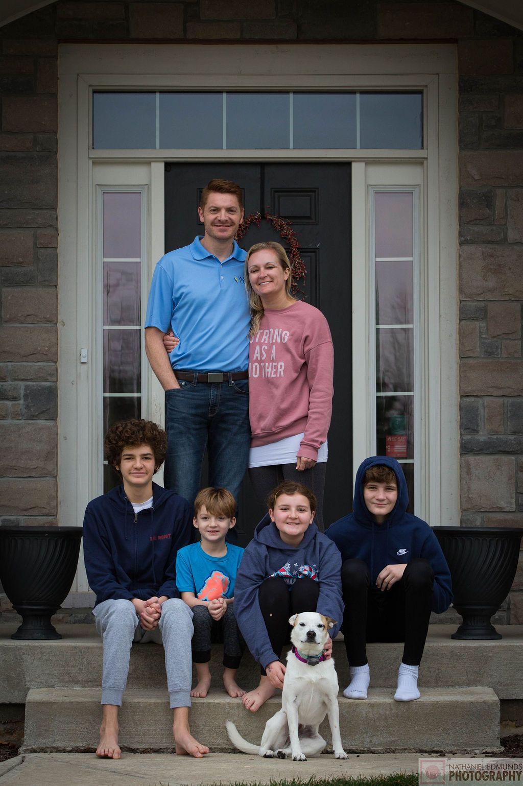 At Our Doorstep pictures of family during the pandemic