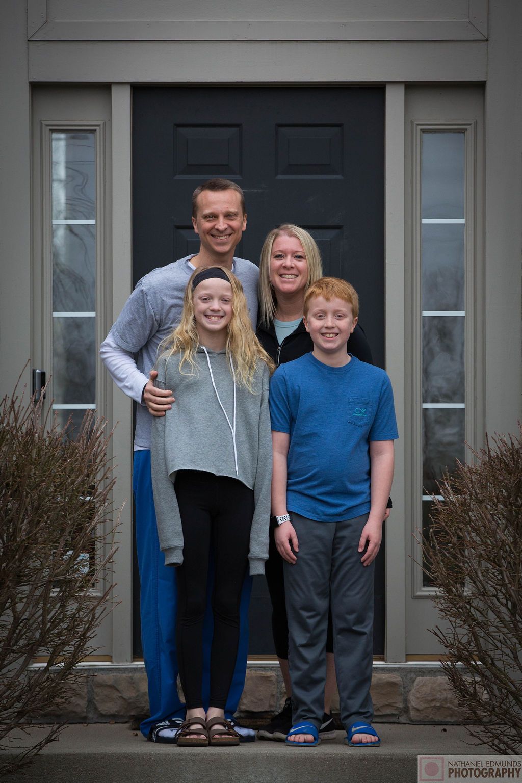 At Our Doorstep pictures of family during the pandemic