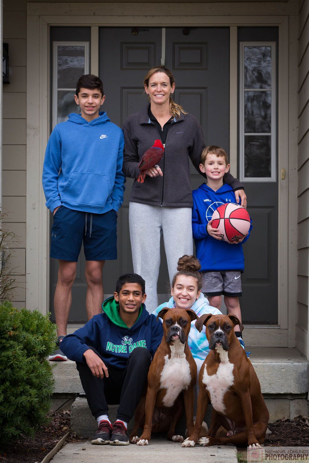 At Our Doorstep pictures of family during the pandemic