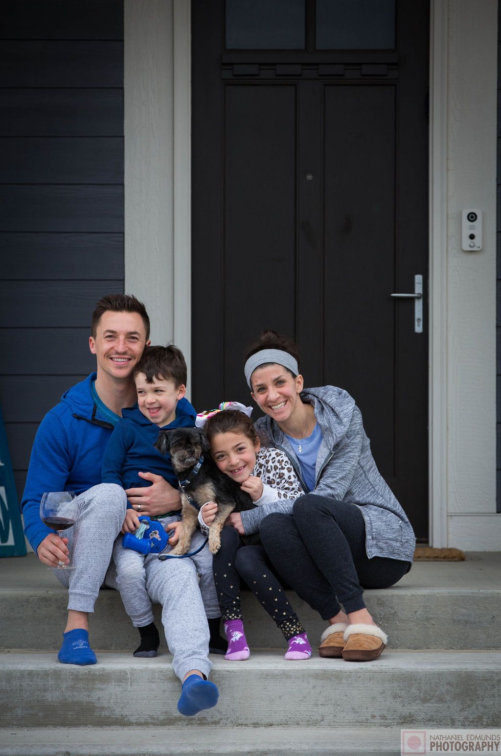 At Our Doorstep pictures of family during the pandemic