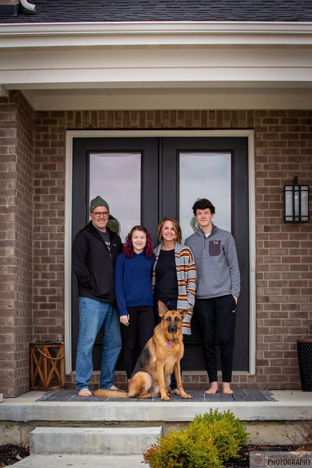 At Our Doorstep pictures of family during the pandemic