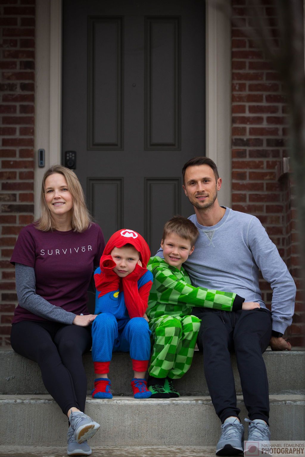 At Our Doorstep pictures of family during the pandemic