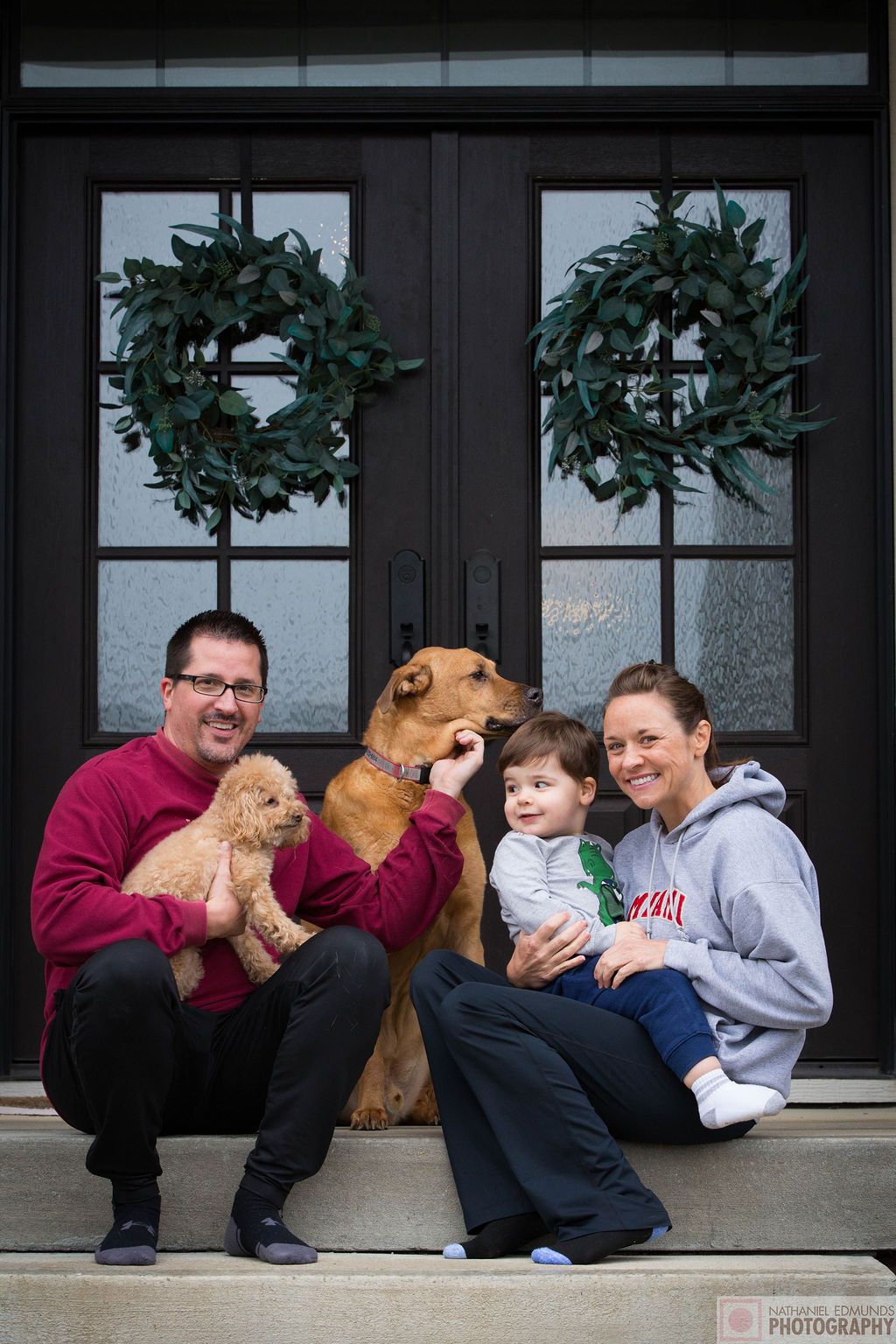 At Our Doorstep pictures of family during the pandemic