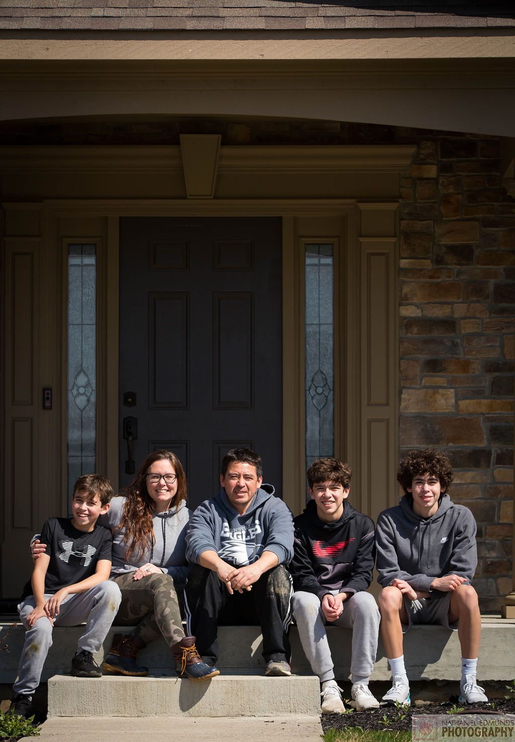 At Our Doorstep pictures of family during the pandemic