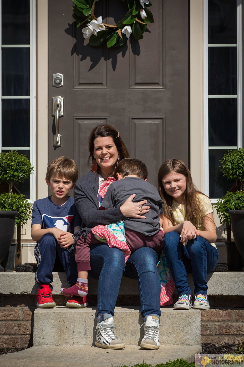 At Our Doorstep pictures of family during the pandemic