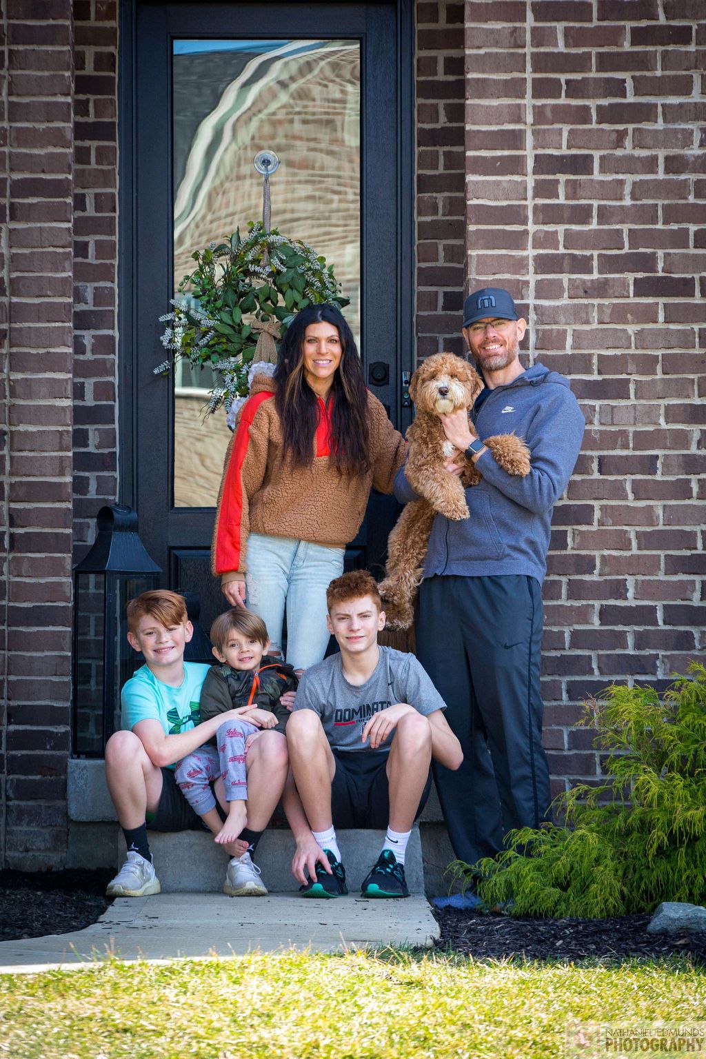 At Our Doorstep pictures of family during the pandemic