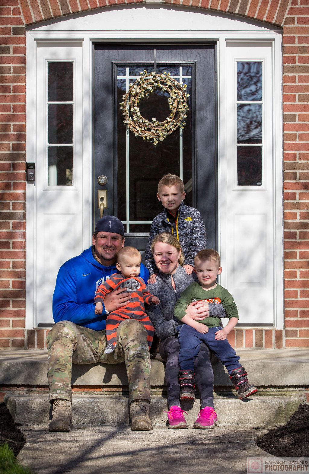 At Our Doorstep pictures of family during the pandemic