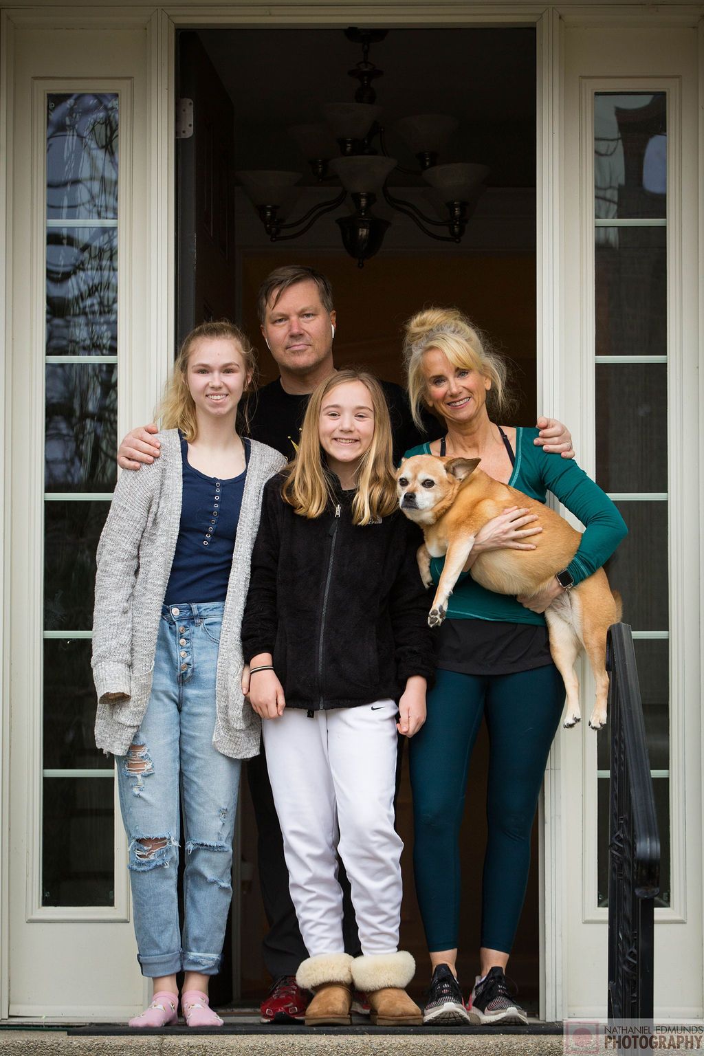 At Our Doorstep pictures of family during the pandemic