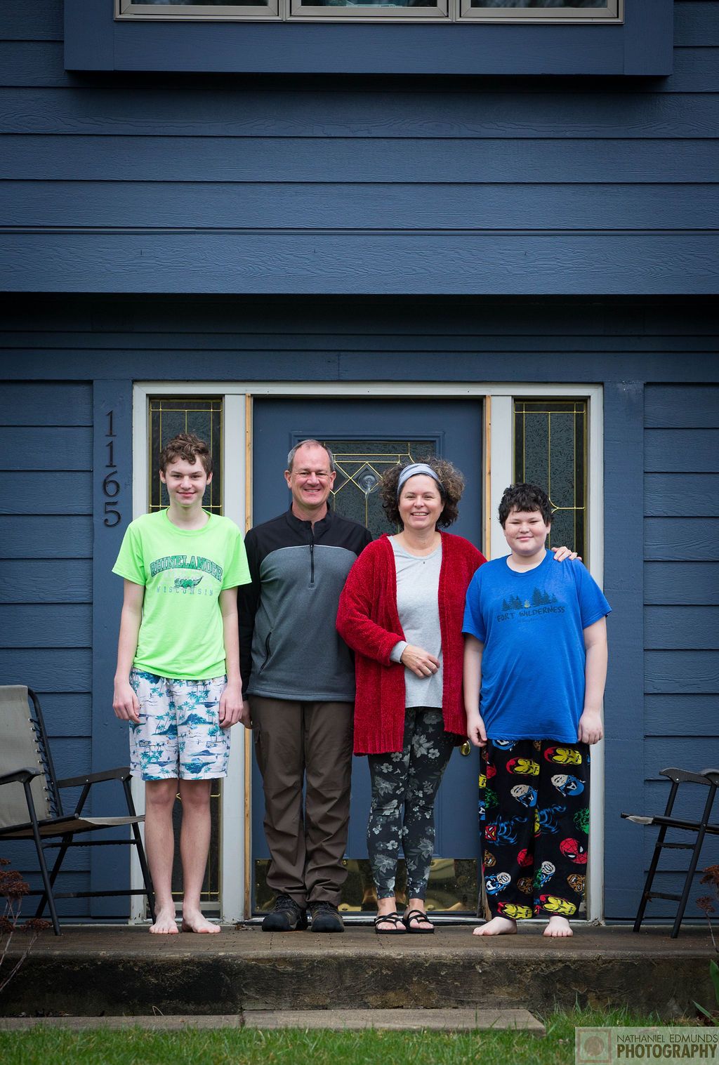 At Our Doorstep pictures of family during the pandemic