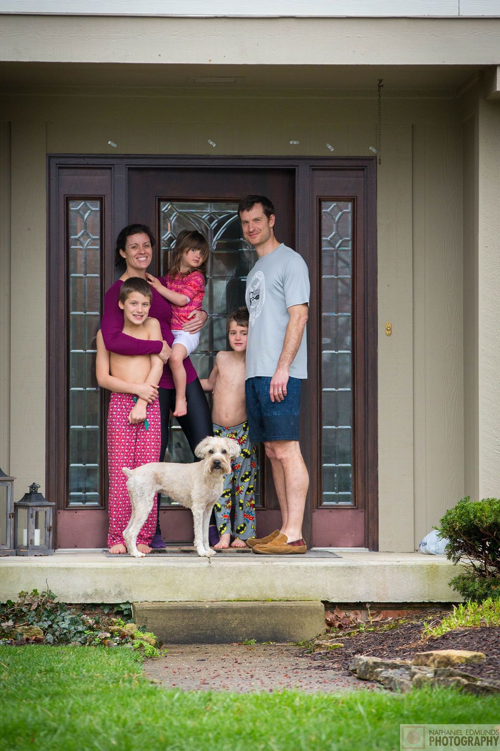 At Our Doorstep pictures of family during the pandemic