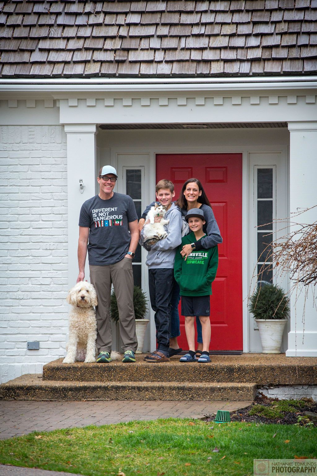 At Our Doorstep pictures of family during the pandemic