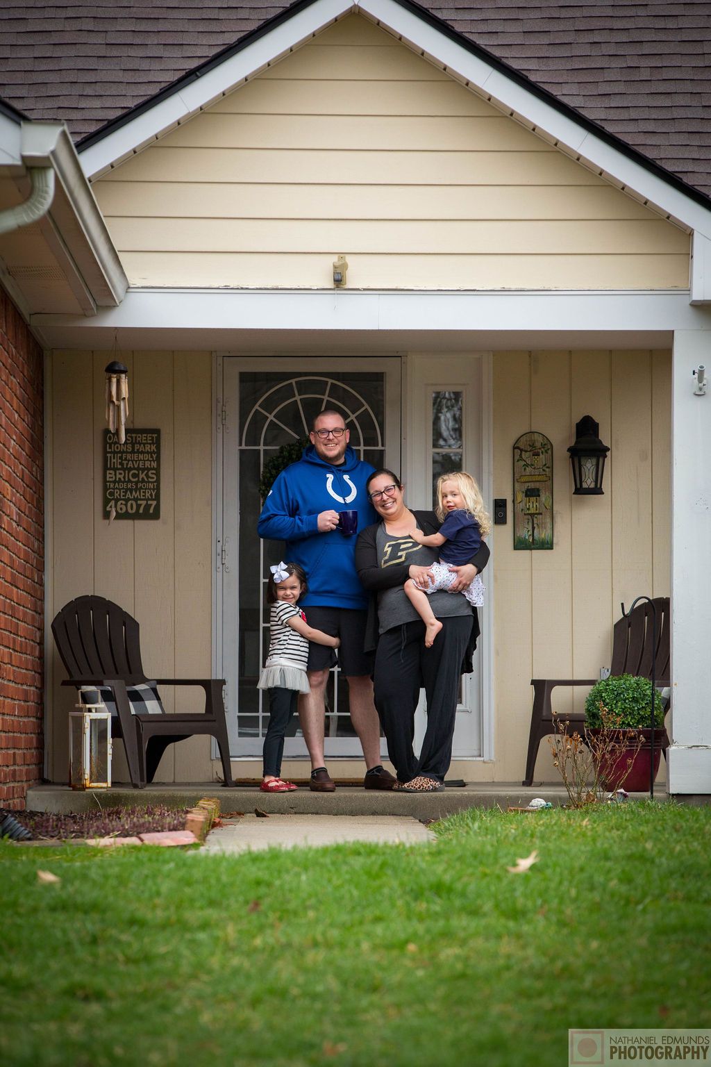 At Our Doorstep pictures of family during the pandemic