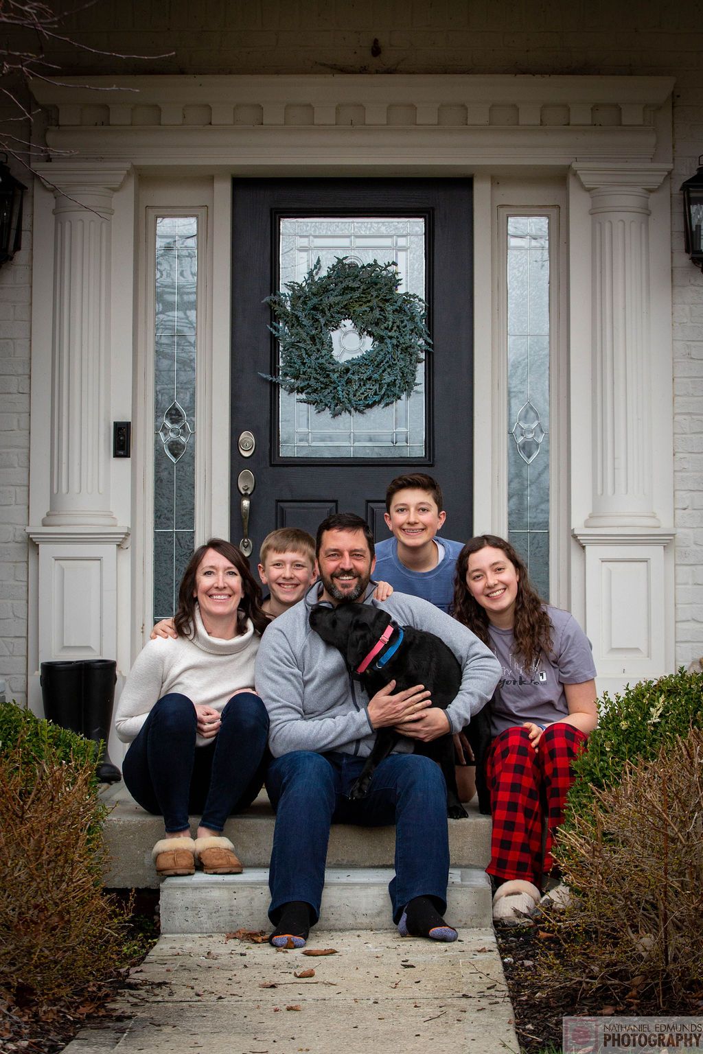 At Our Doorstep pictures of family during the pandemic