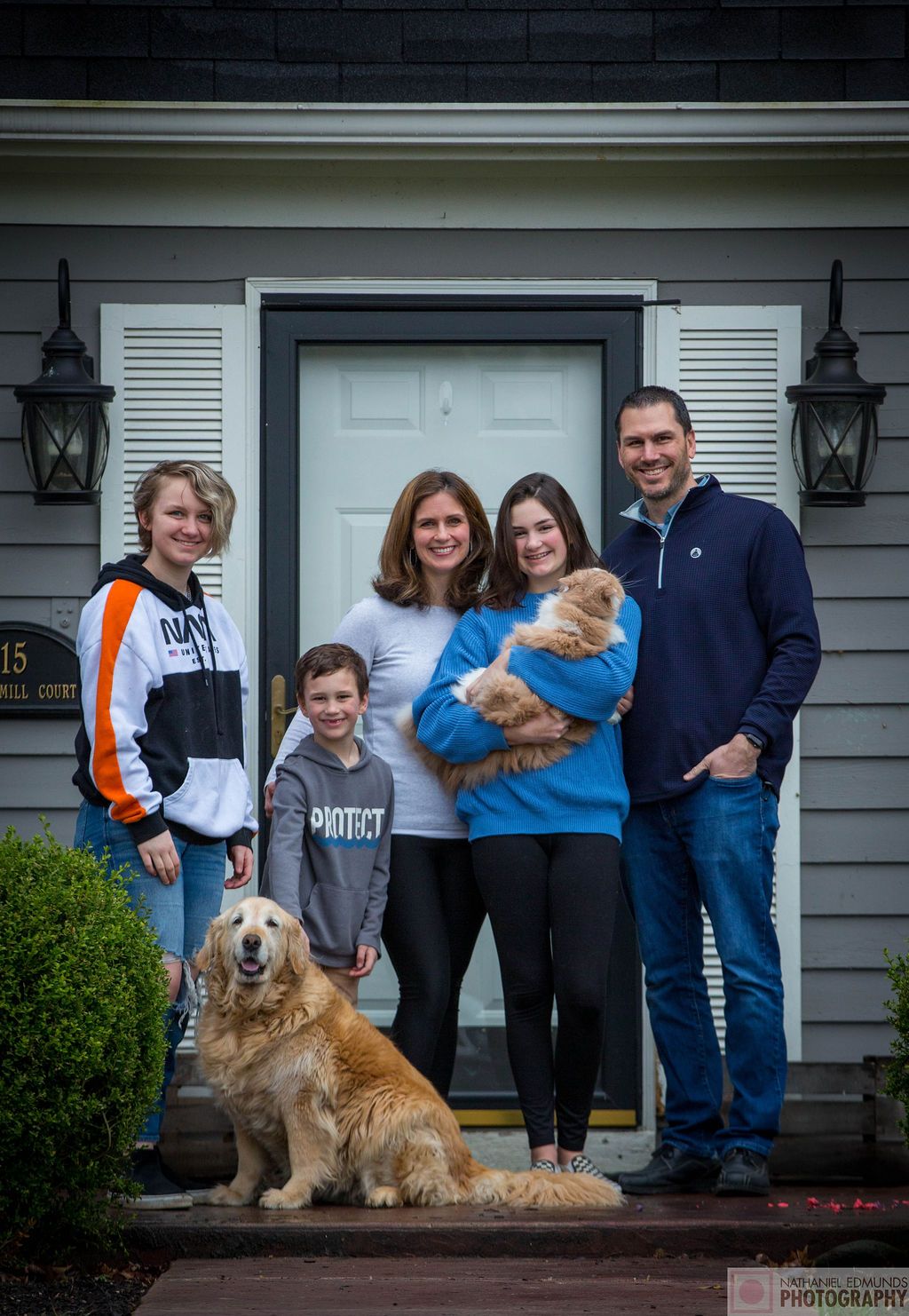 At Our Doorstep pictures of family during the pandemic