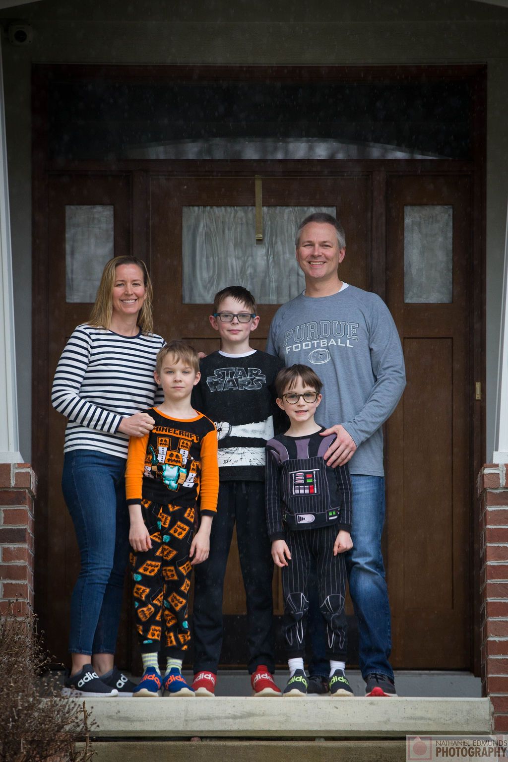 At Our Doorstep pictures of family during the pandemic