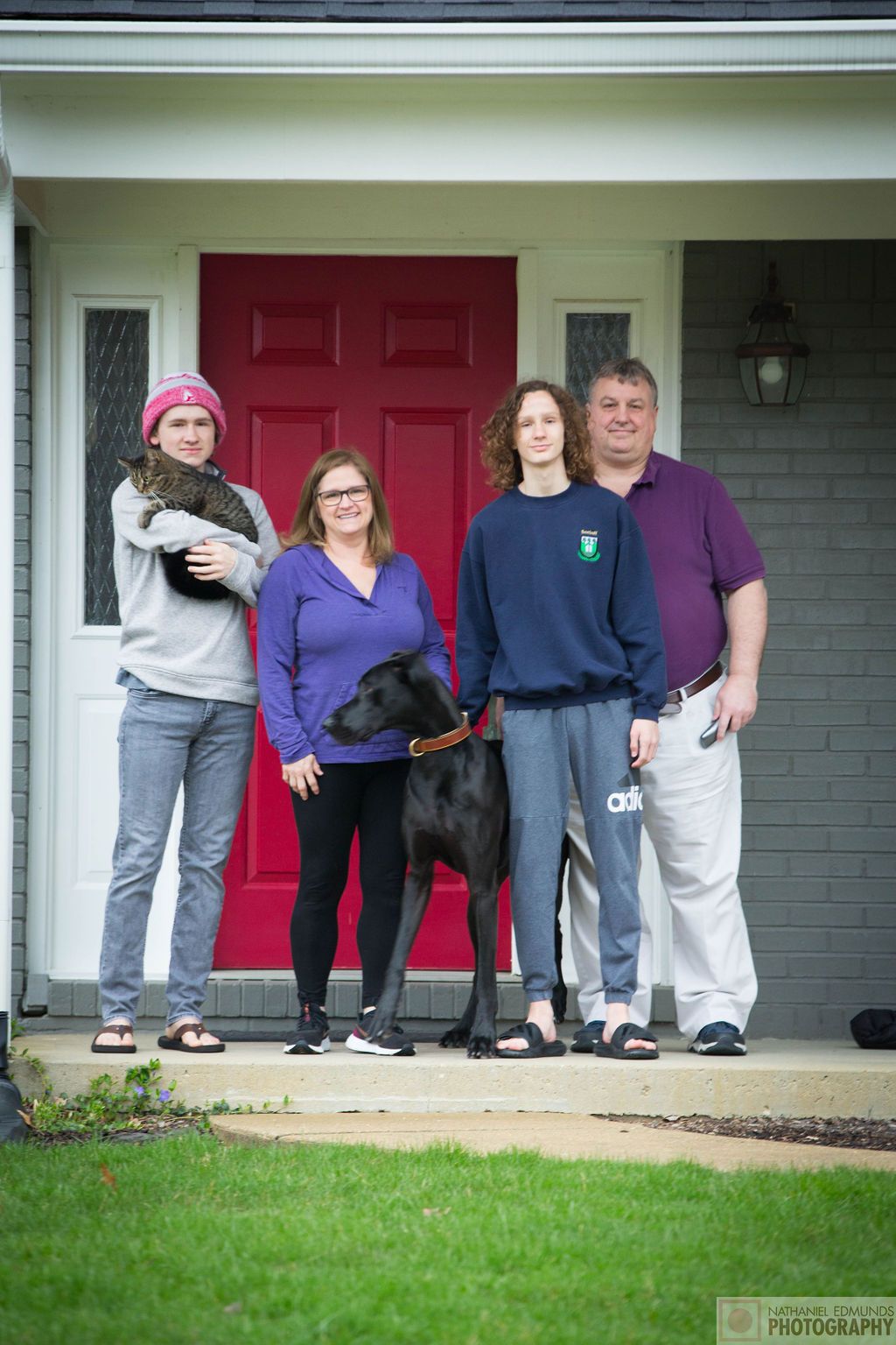 At Our Doorstep pictures of family during the pandemic