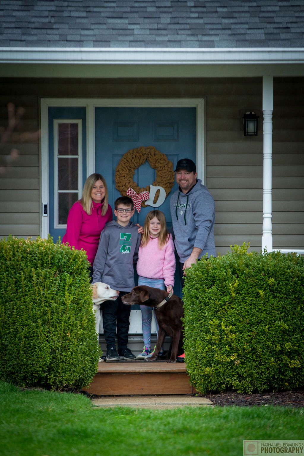 At Our Doorstep pictures of family during the pandemic