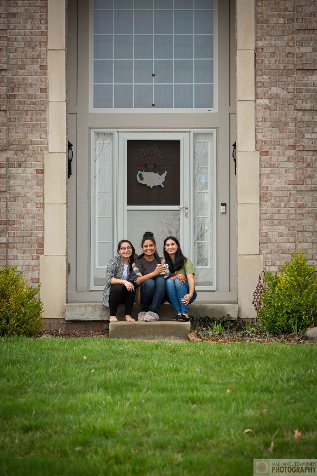 At Our Doorstep pictures of family during the pandemic