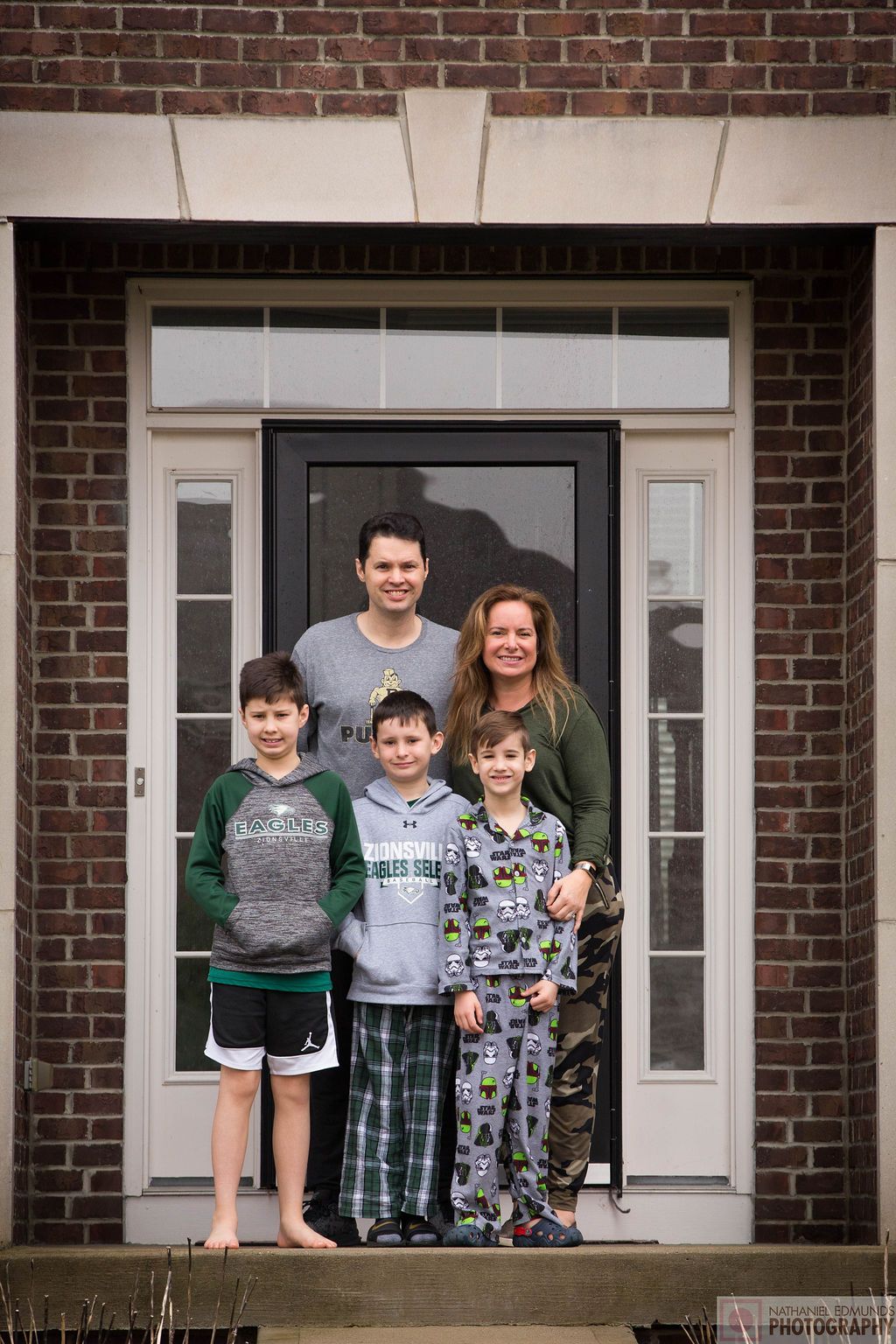 At Our Doorstep pictures of family during the pandemic
