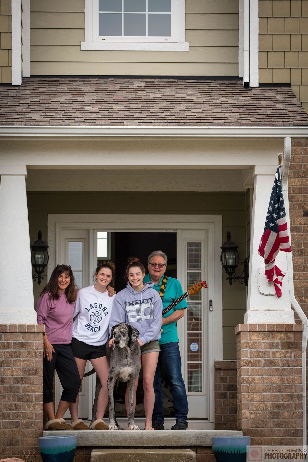 At Our Doorstep pictures of family during the pandemic