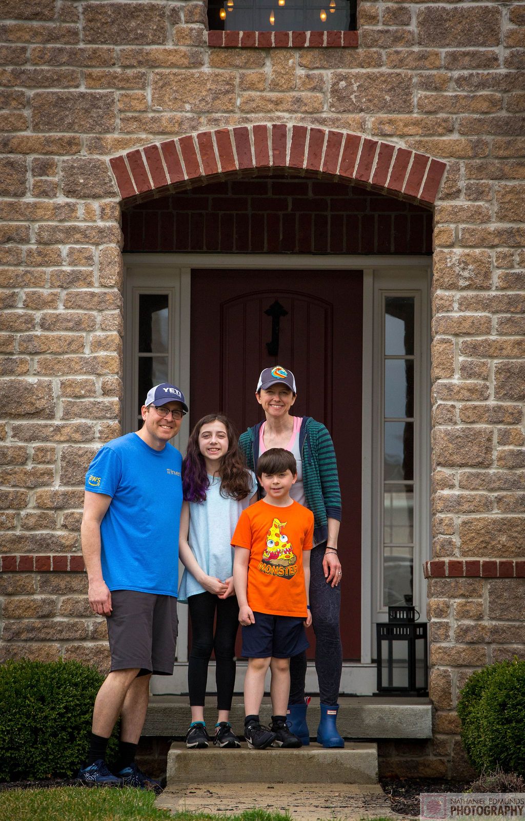 At Our Doorstep pictures of family during the pandemic