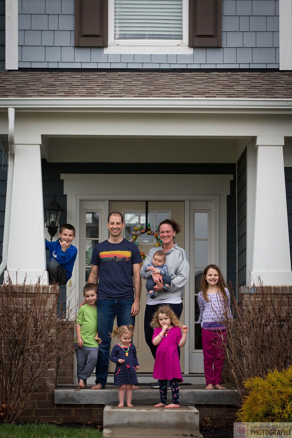 At Our Doorstep pictures of family during the pandemic