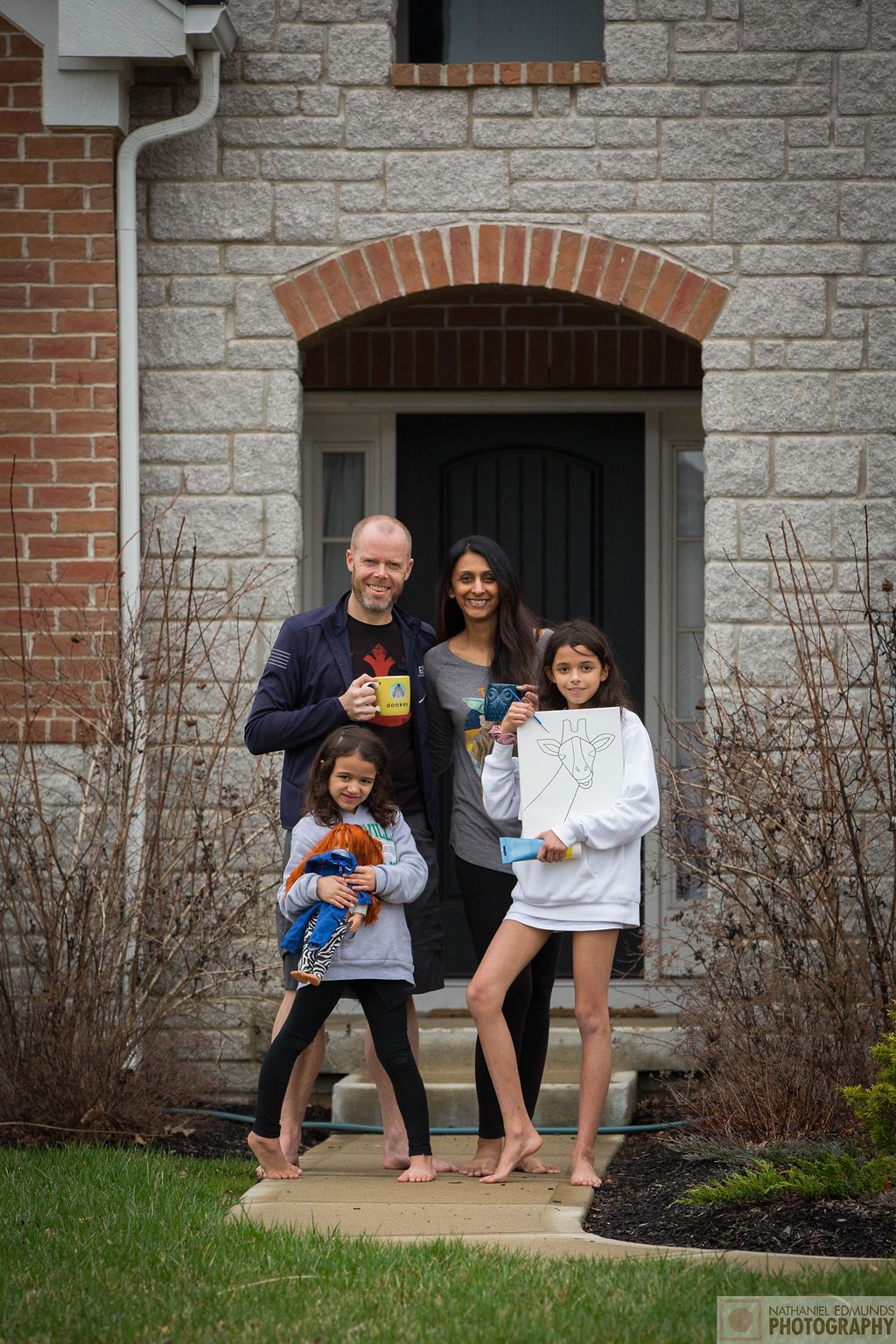 At Our Doorstep pictures of family during the pandemic