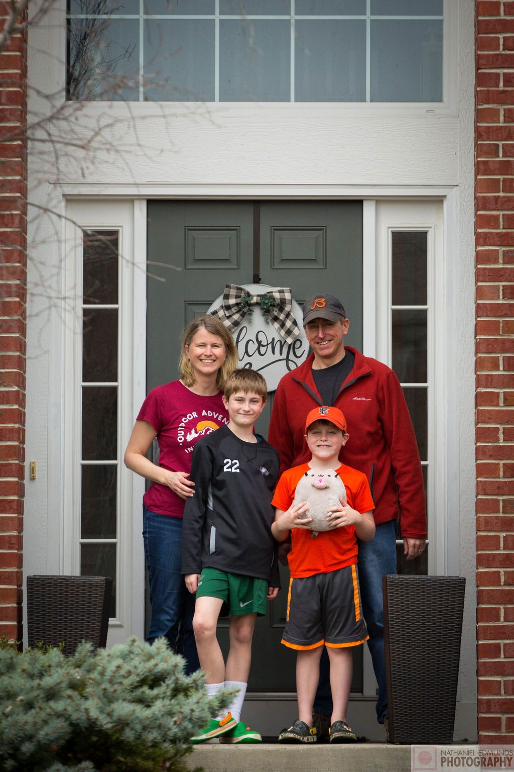 At Our Doorstep pictures of family during the pandemic