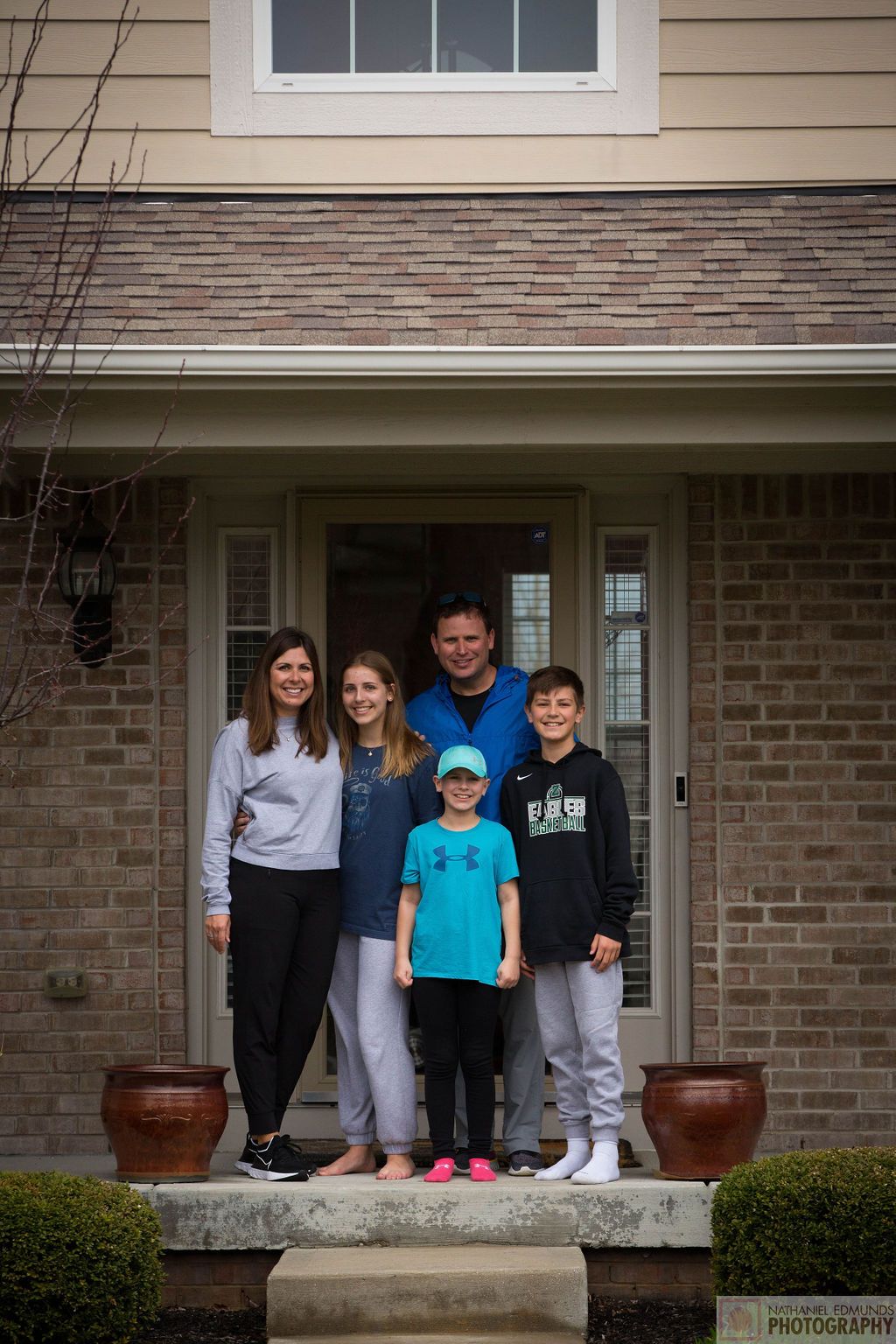 At Our Doorstep pictures of family during the pandemic