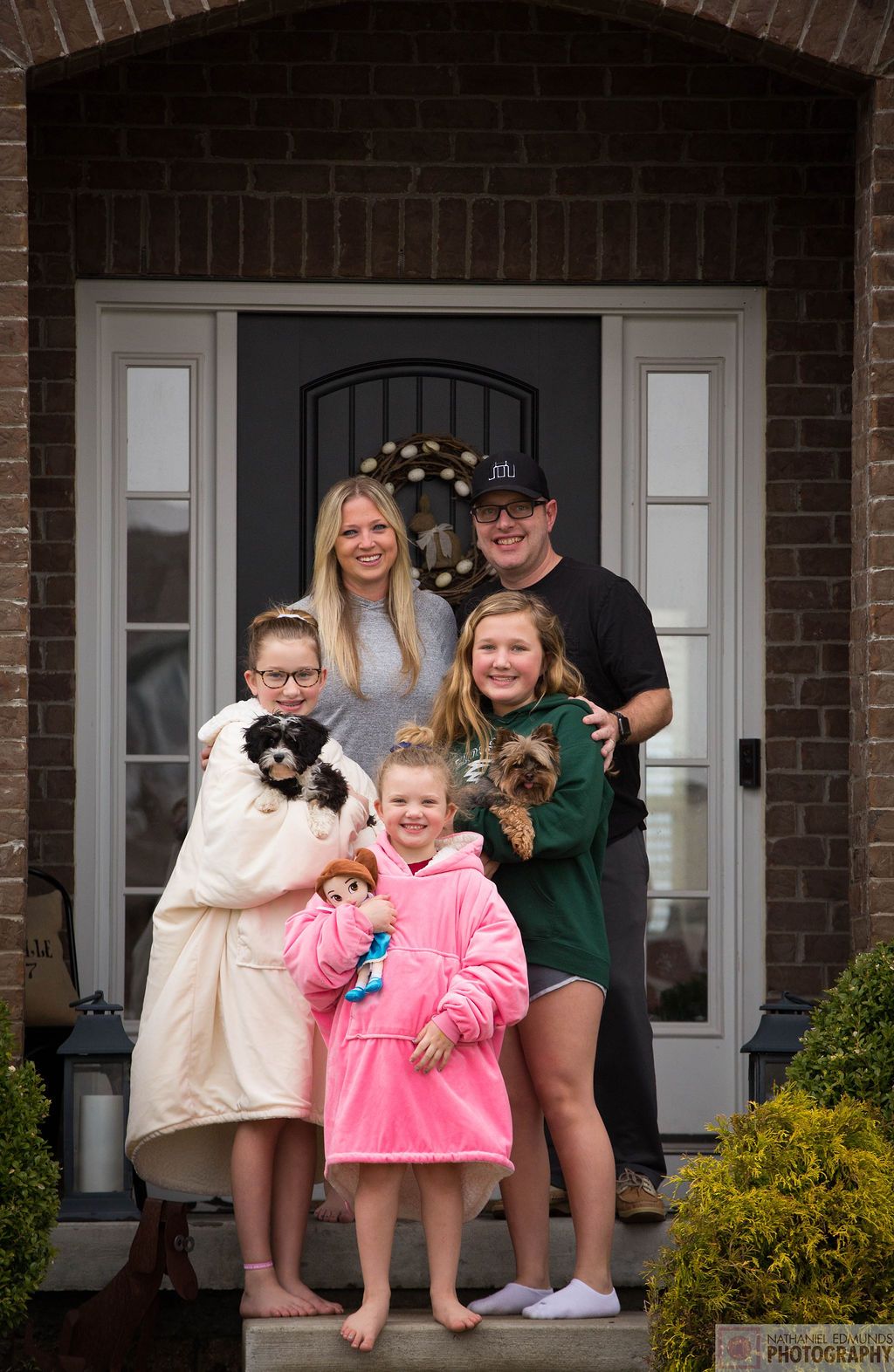 At Our Doorstep pictures of family during the pandemic