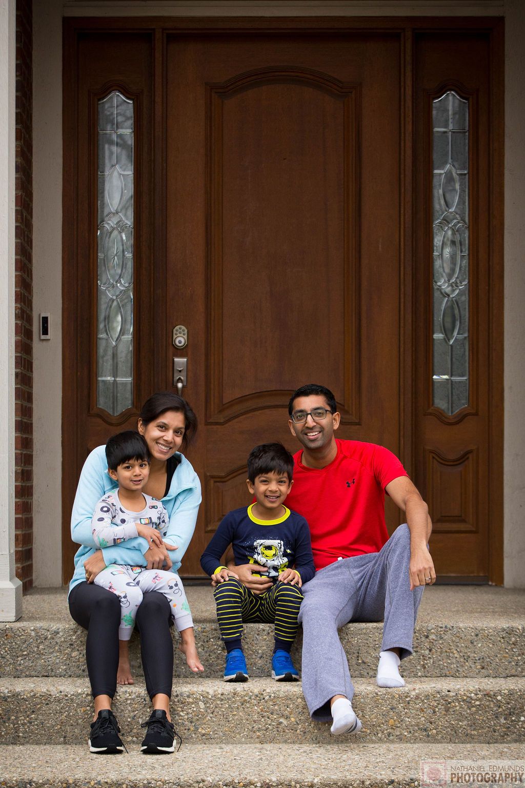At Our Doorstep pictures of family during the pandemic