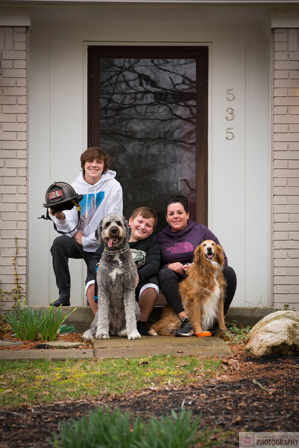 At Our Doorstep pictures of family during the pandemic