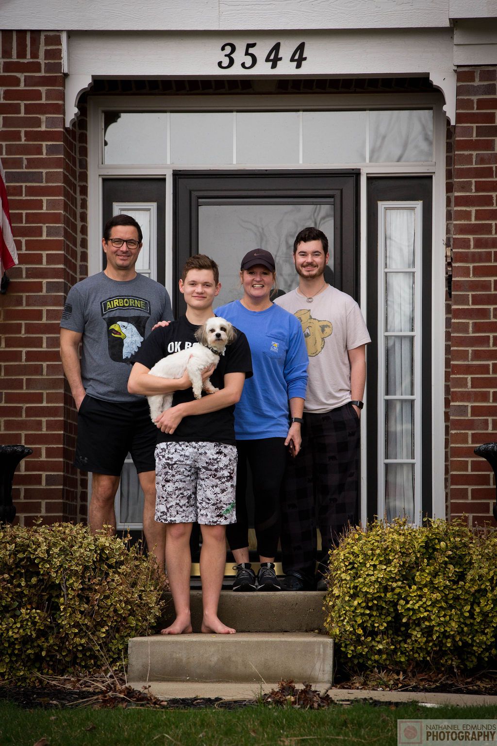At Our Doorstep pictures of family during the pandemic