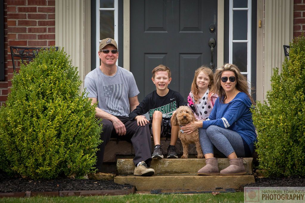 At Our Doorstep pictures of family during the pandemic