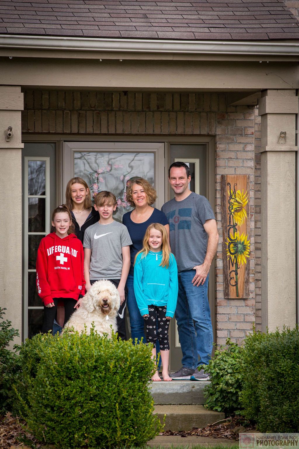 At Our Doorstep pictures of family during the pandemic