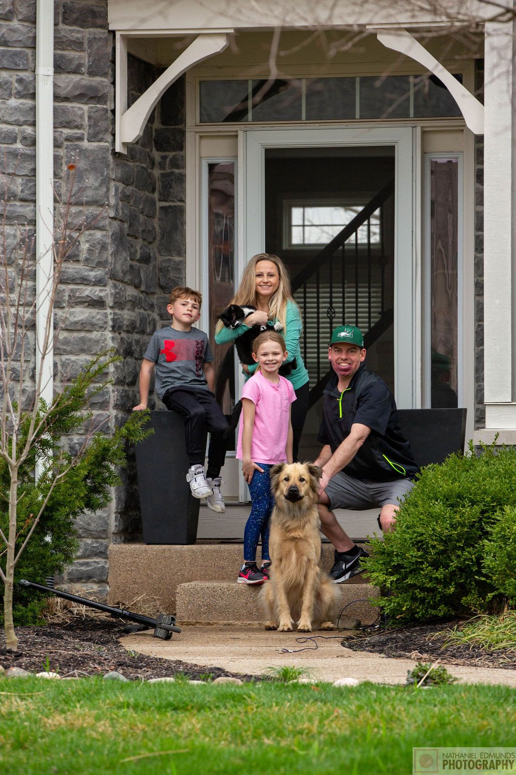 At Our Doorstep pictures of family during the pandemic