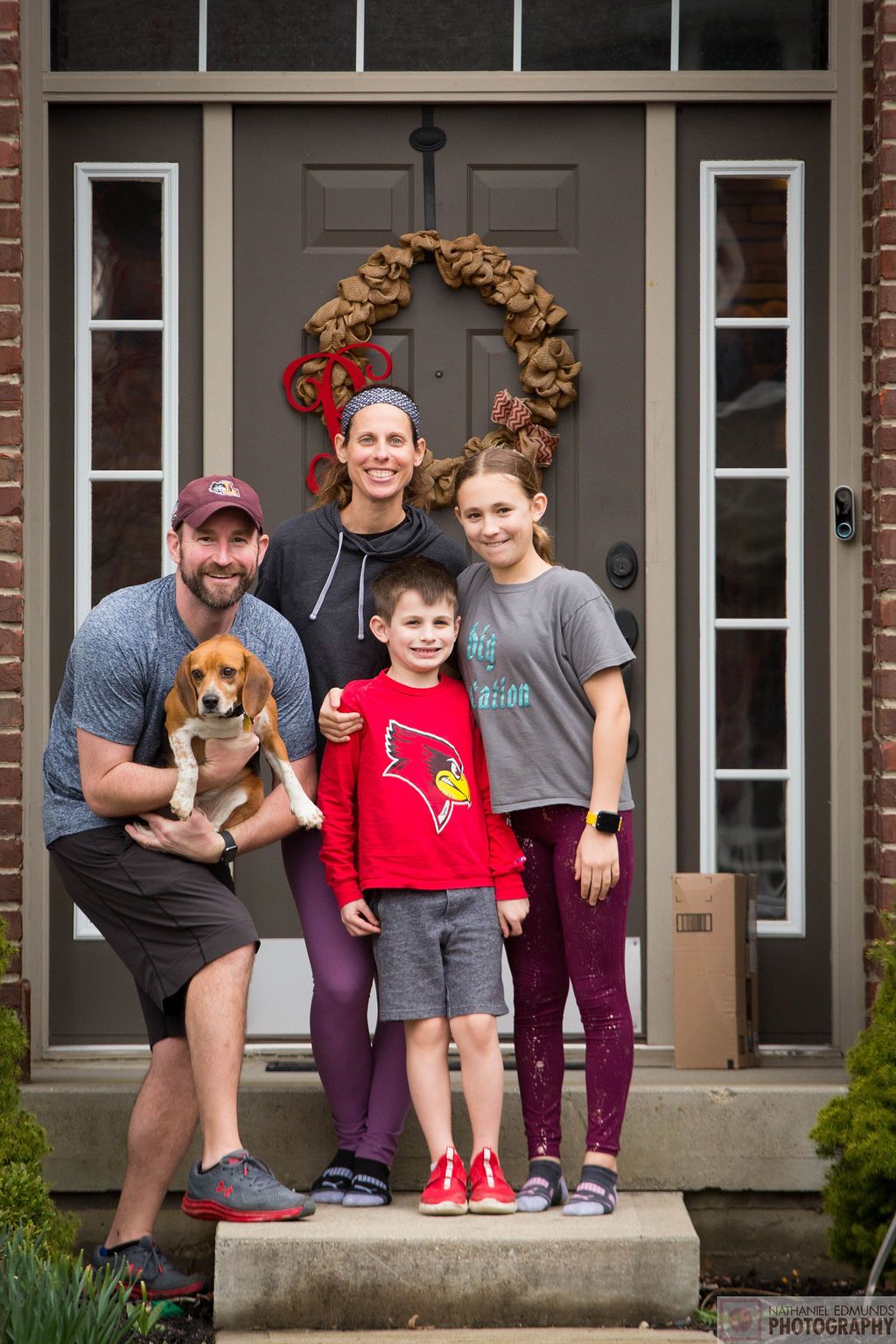 At Our Doorstep pictures of family during the pandemic