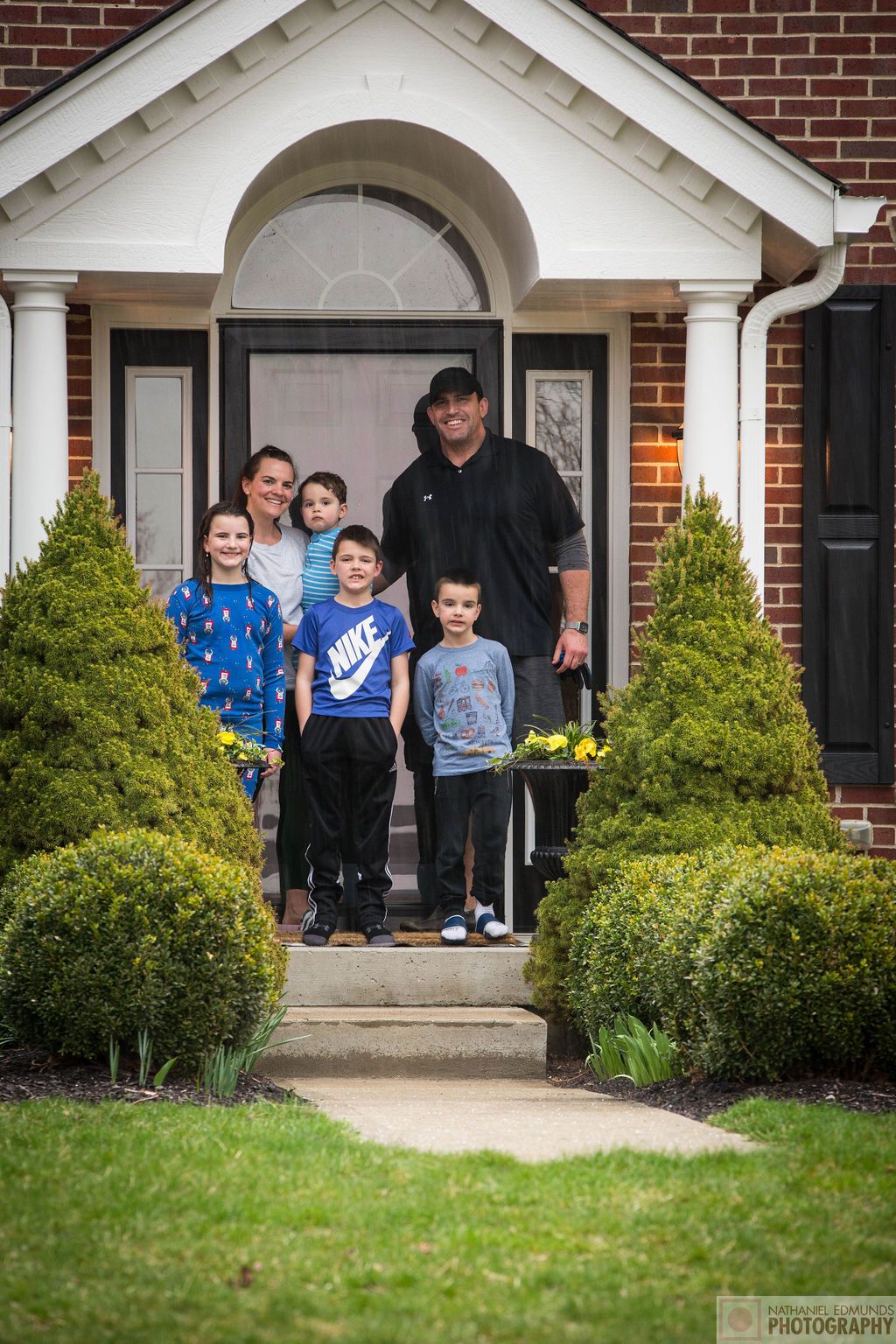 At Our Doorstep pictures of family during the pandemic