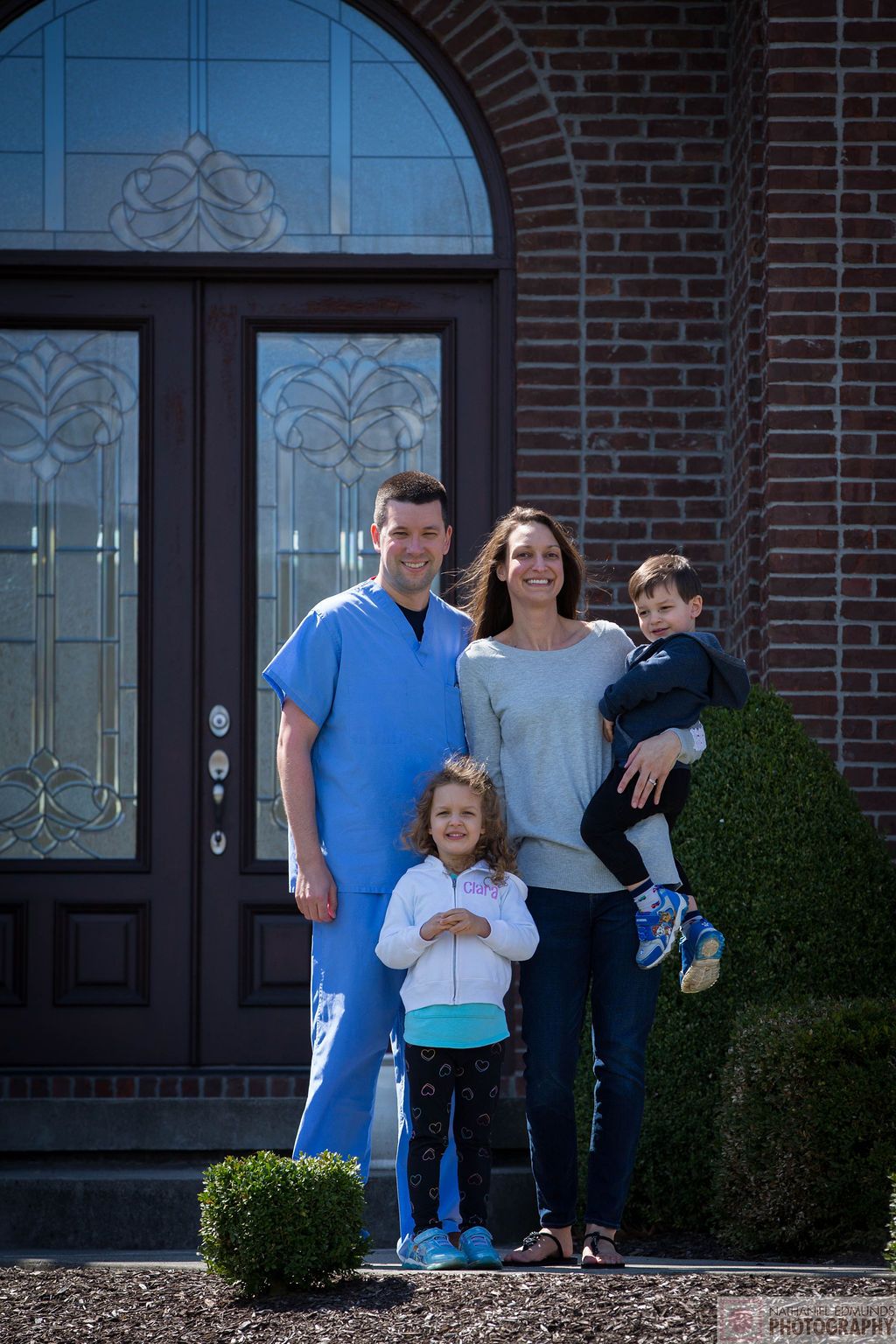 At Our Doorstep pictures of family during the pandemic