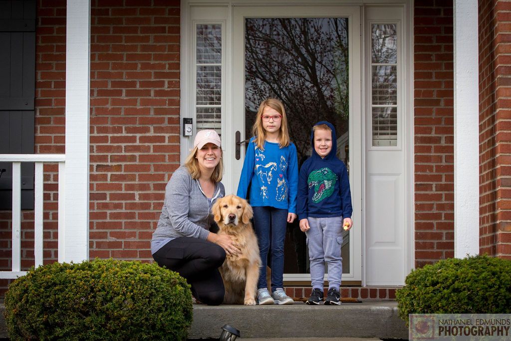 At Our Doorstep pictures of family during the pandemic