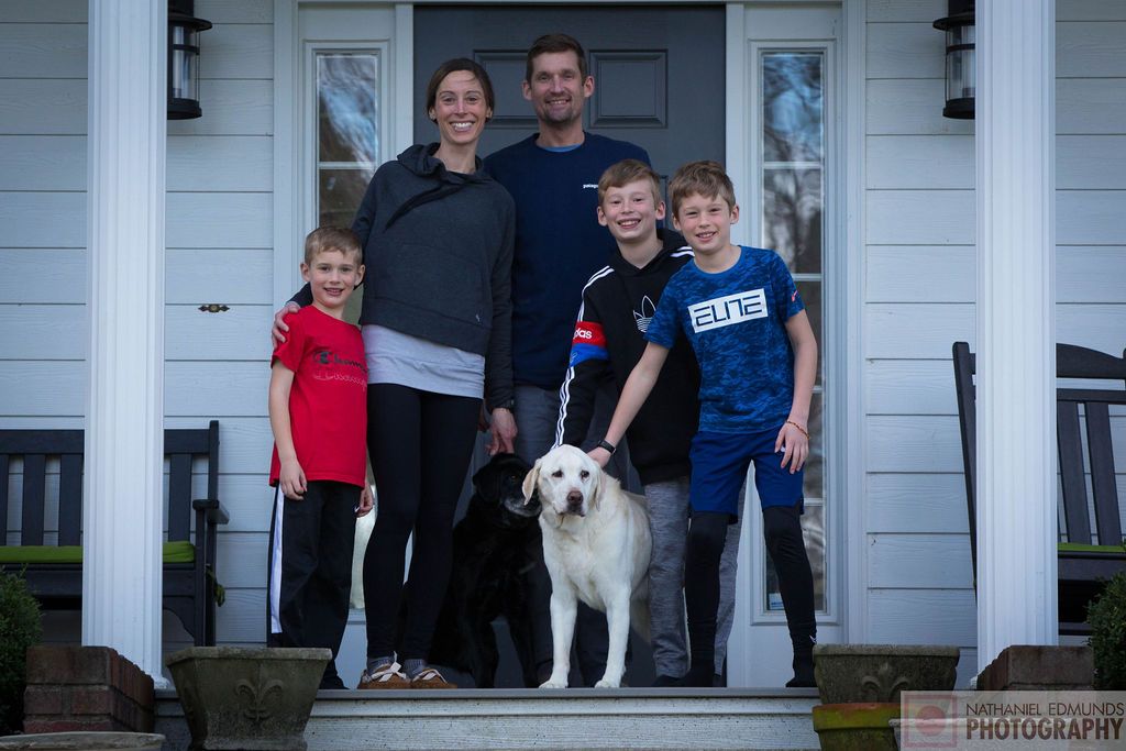 At Our Doorstep pictures of family during the pandemic