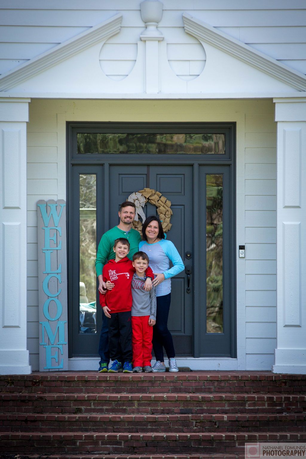 At Our Doorstep pictures of family during the pandemic