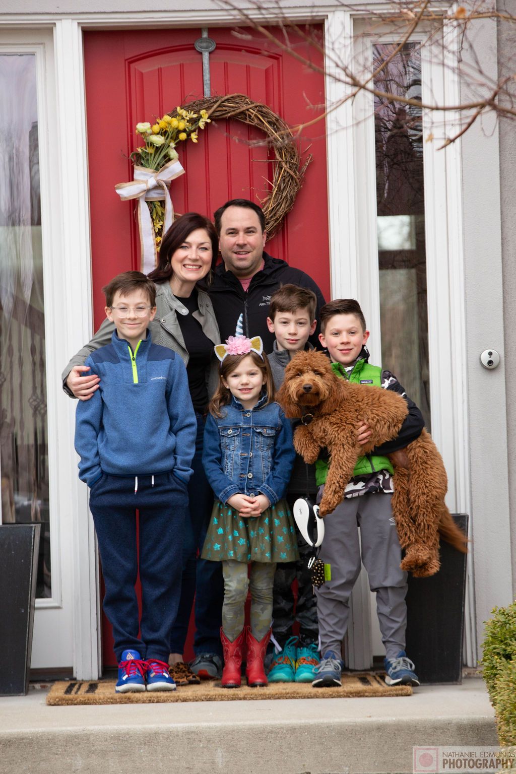 At Our Doorstep pictures of family during the pandemic