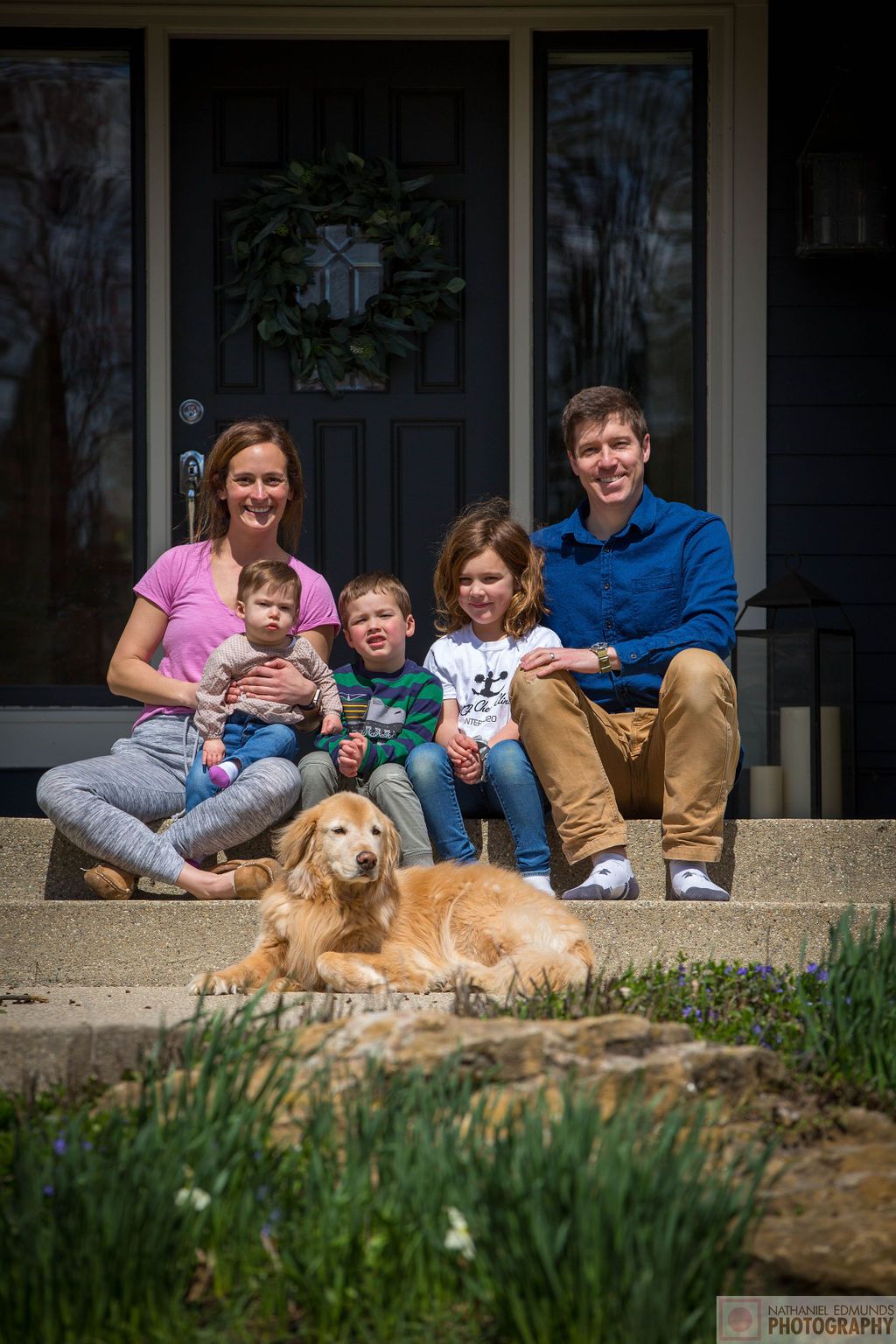 At Our Doorstep pictures of family during the pandemic