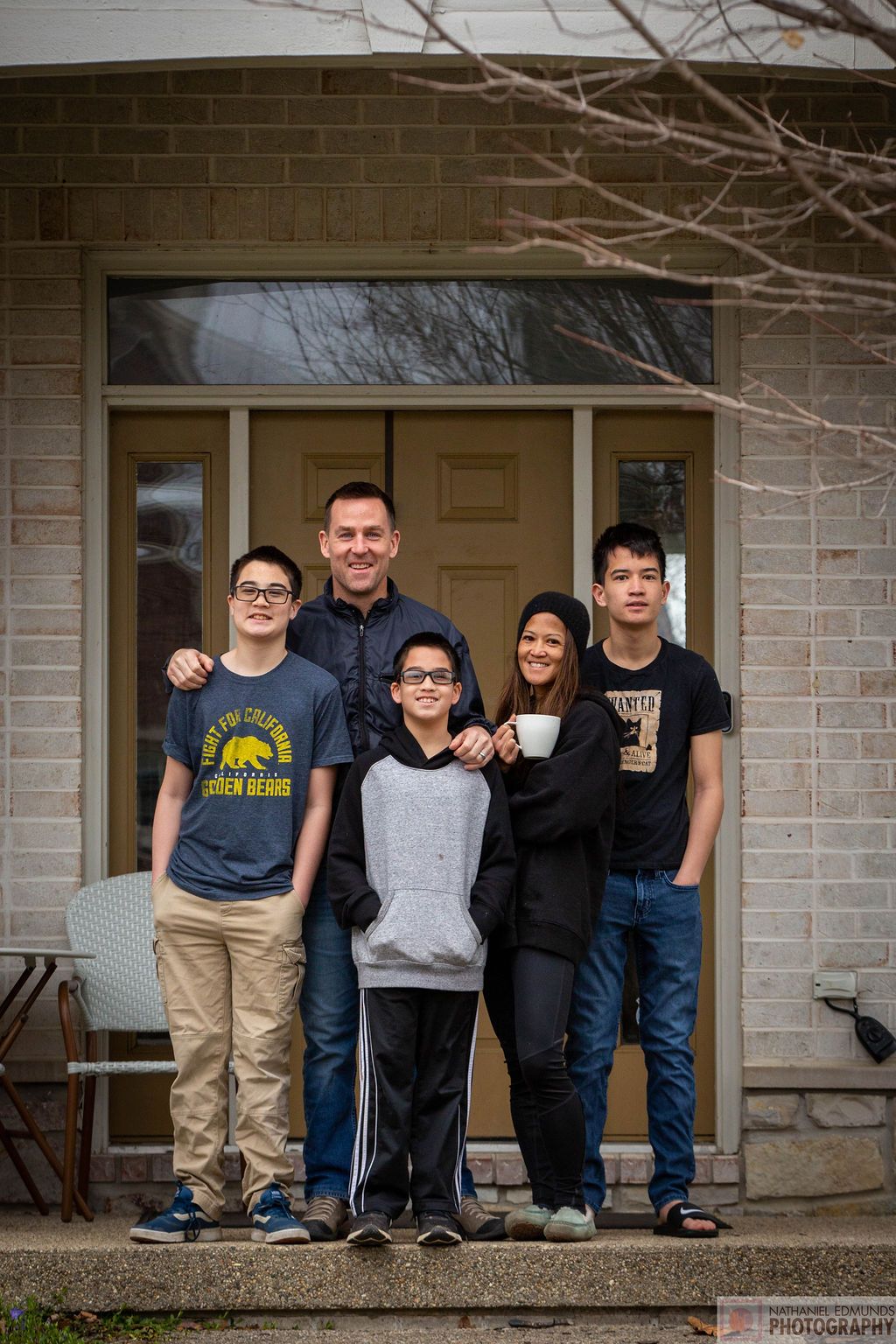 At Our Doorstep pictures of family during the pandemic