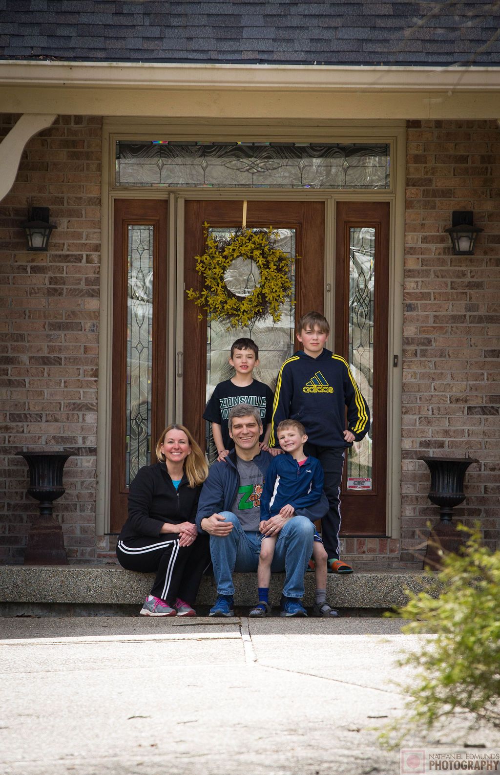 At Our Doorstep pictures of family during the pandemic
