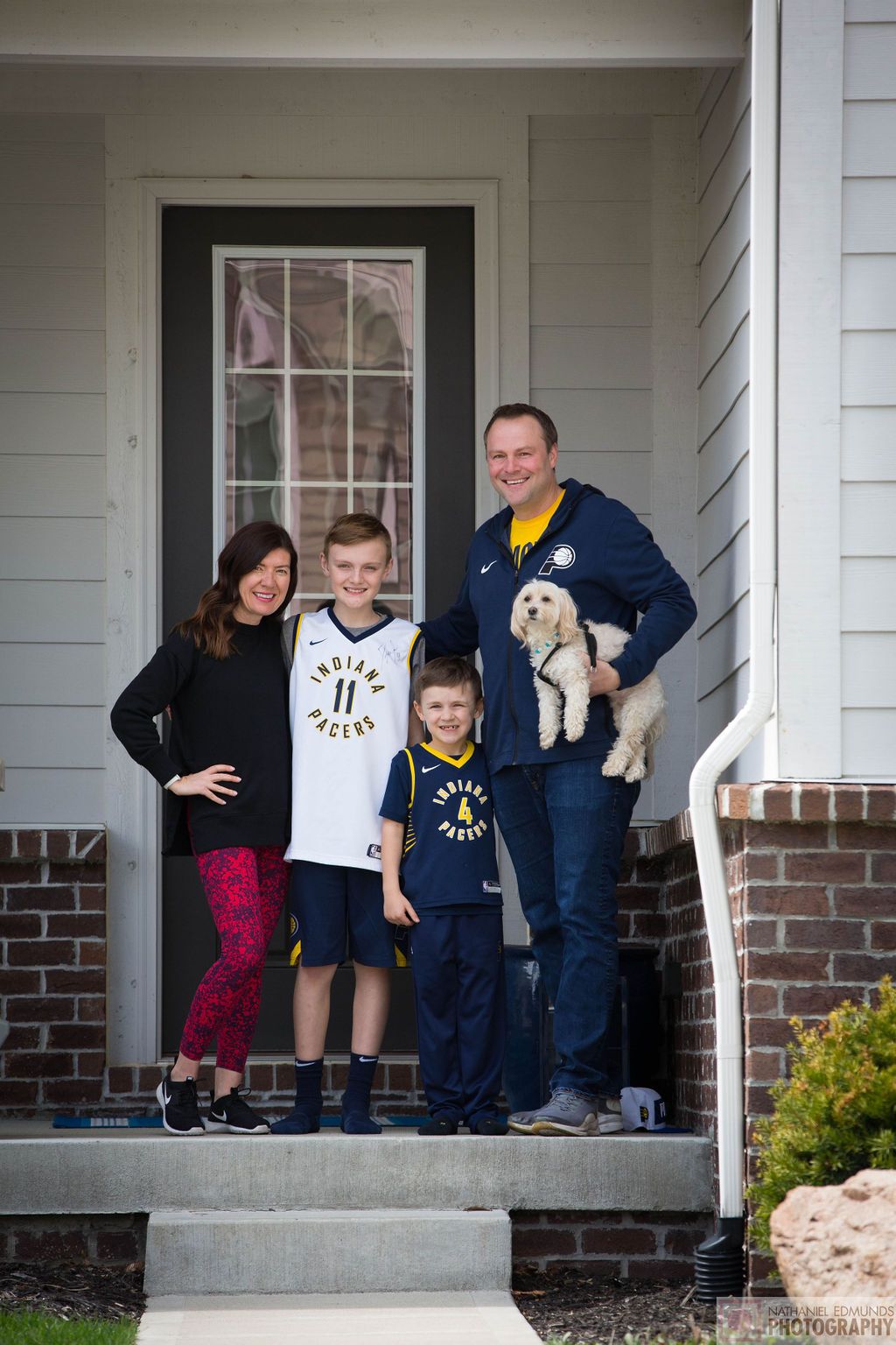 At Our Doorstep pictures of family during the pandemic