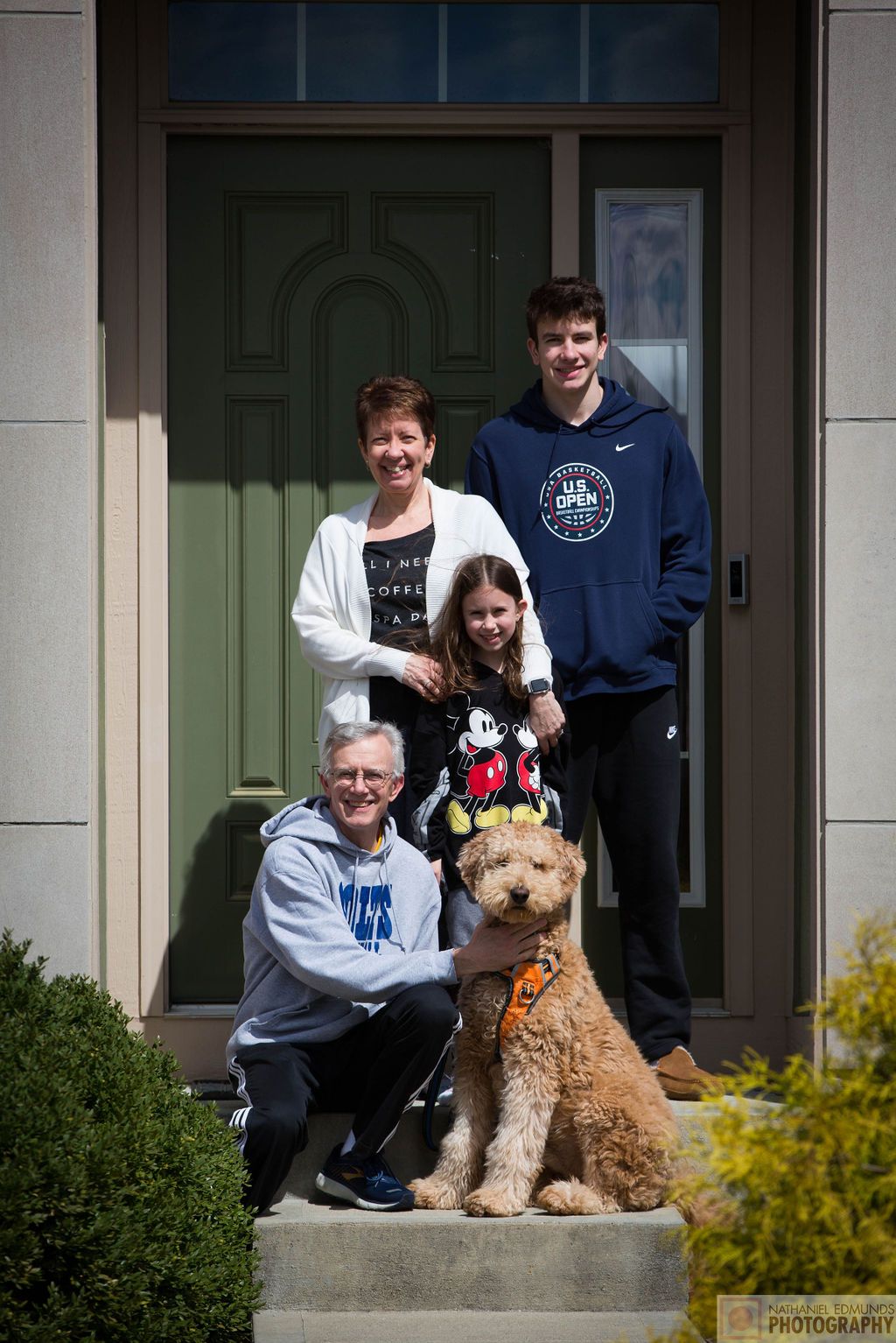 At Our Doorstep pictures of family during the pandemic